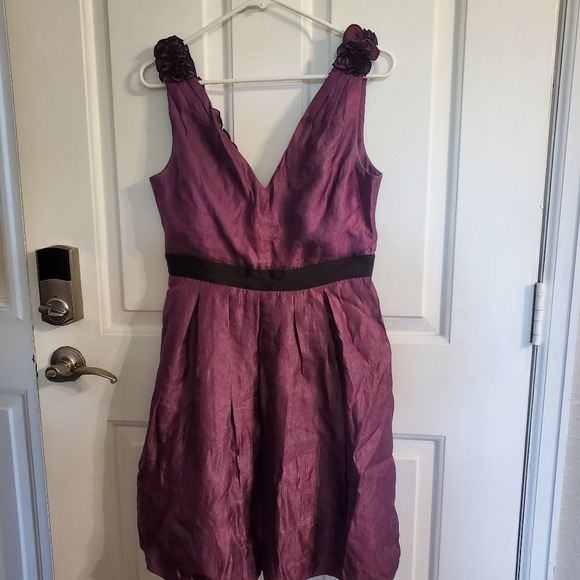 Women's Purple Party Dress - Picture 1 of 4